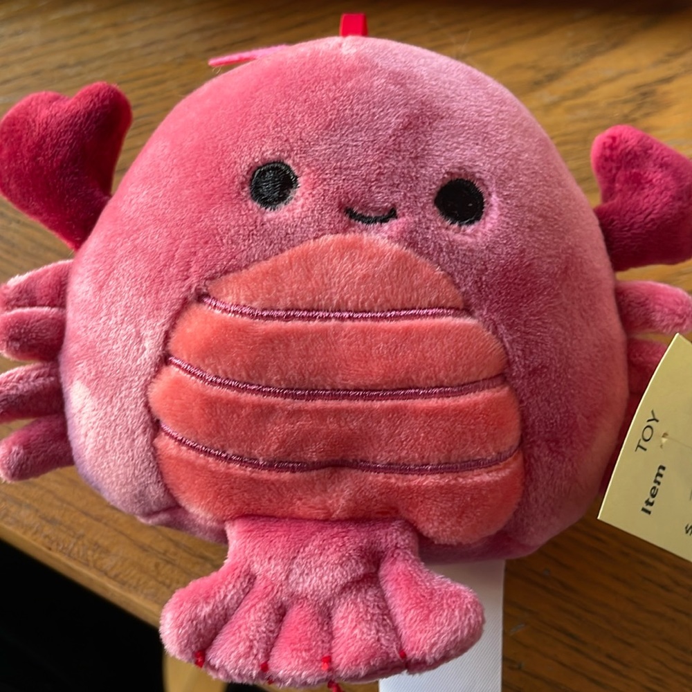 Squishmallows 4” Lorono The Lobster by Kellytoy Plush